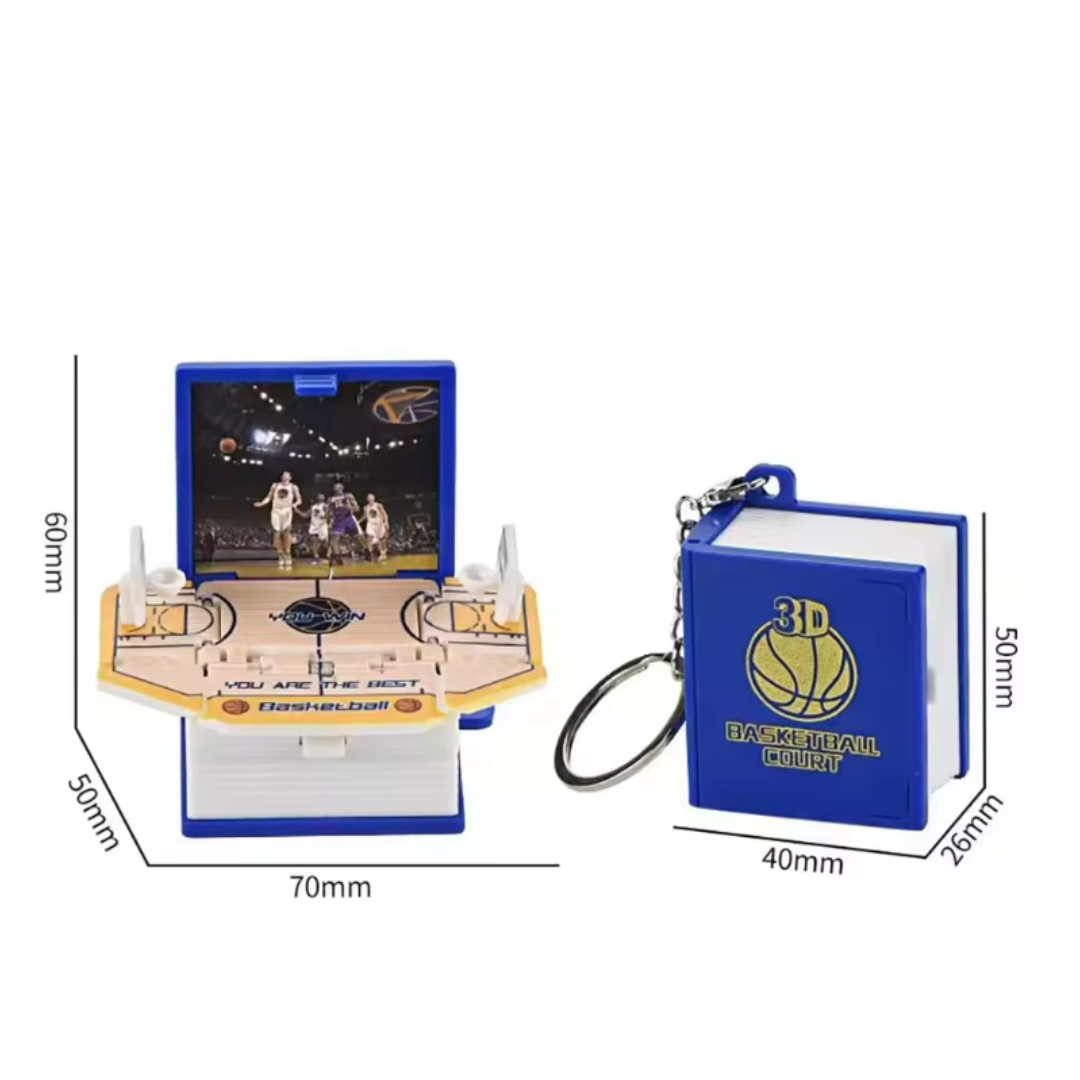 Basketball Lover Keychain | 3D Pop-Up Edition
